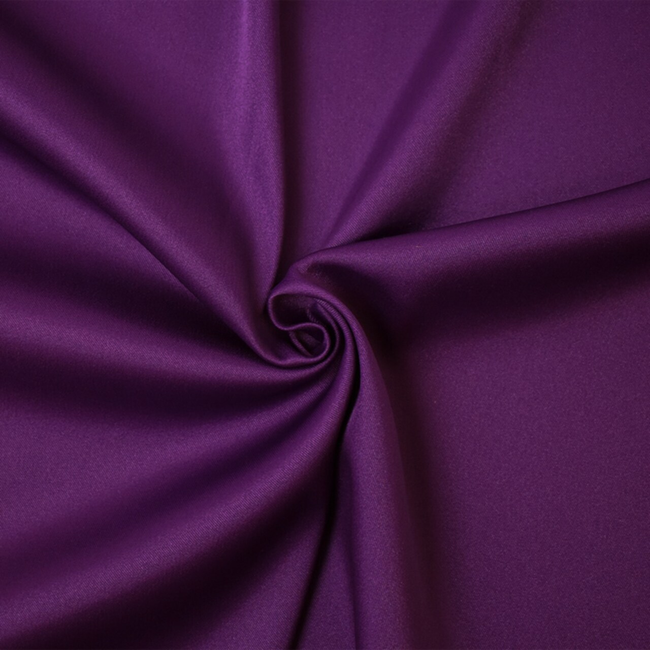 Dark Purple Poly Spandex Solid Stretch Lamour Woven Fabric By the Yard